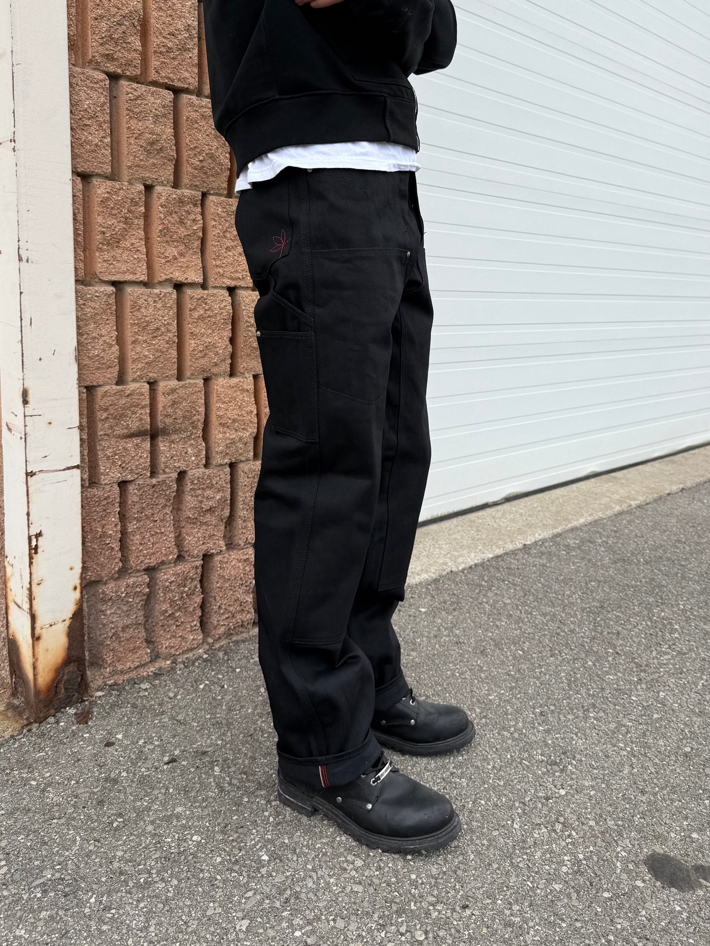Keymaster Triple Front Black Denim