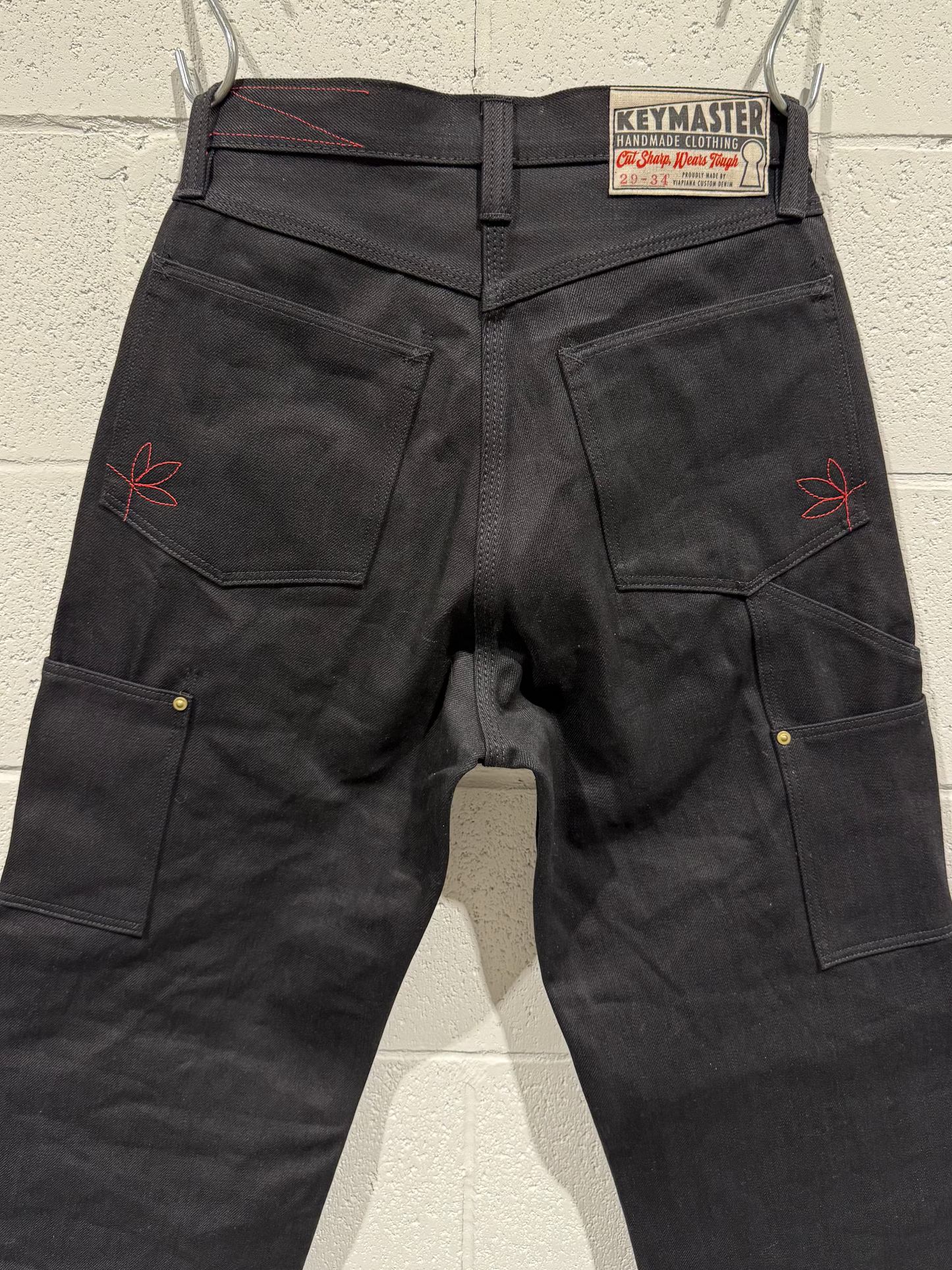 Keymaster Triple Front Black Denim