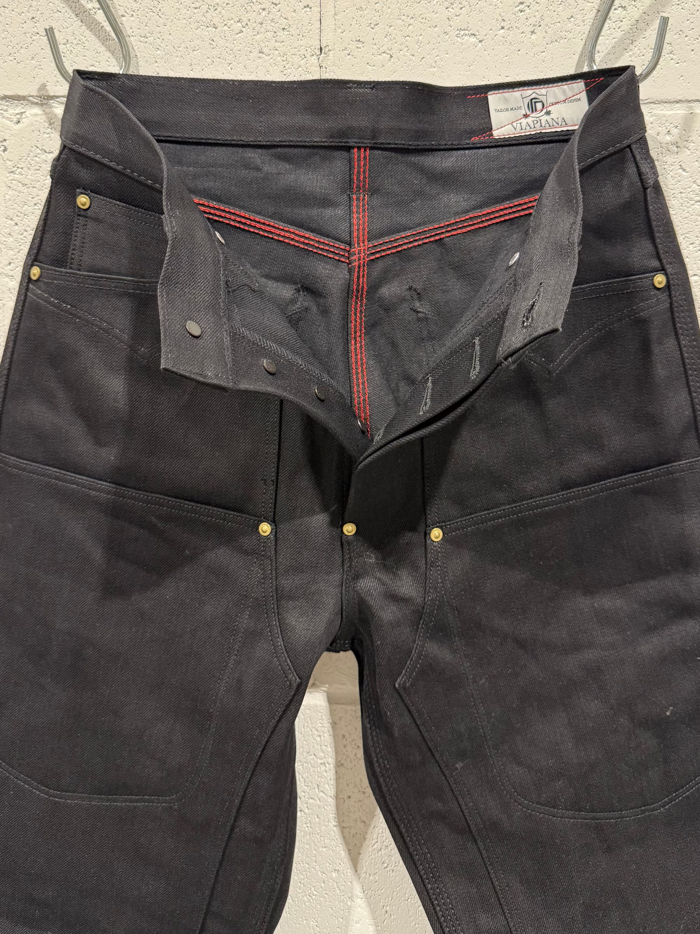 Keymaster Triple Front Black Denim