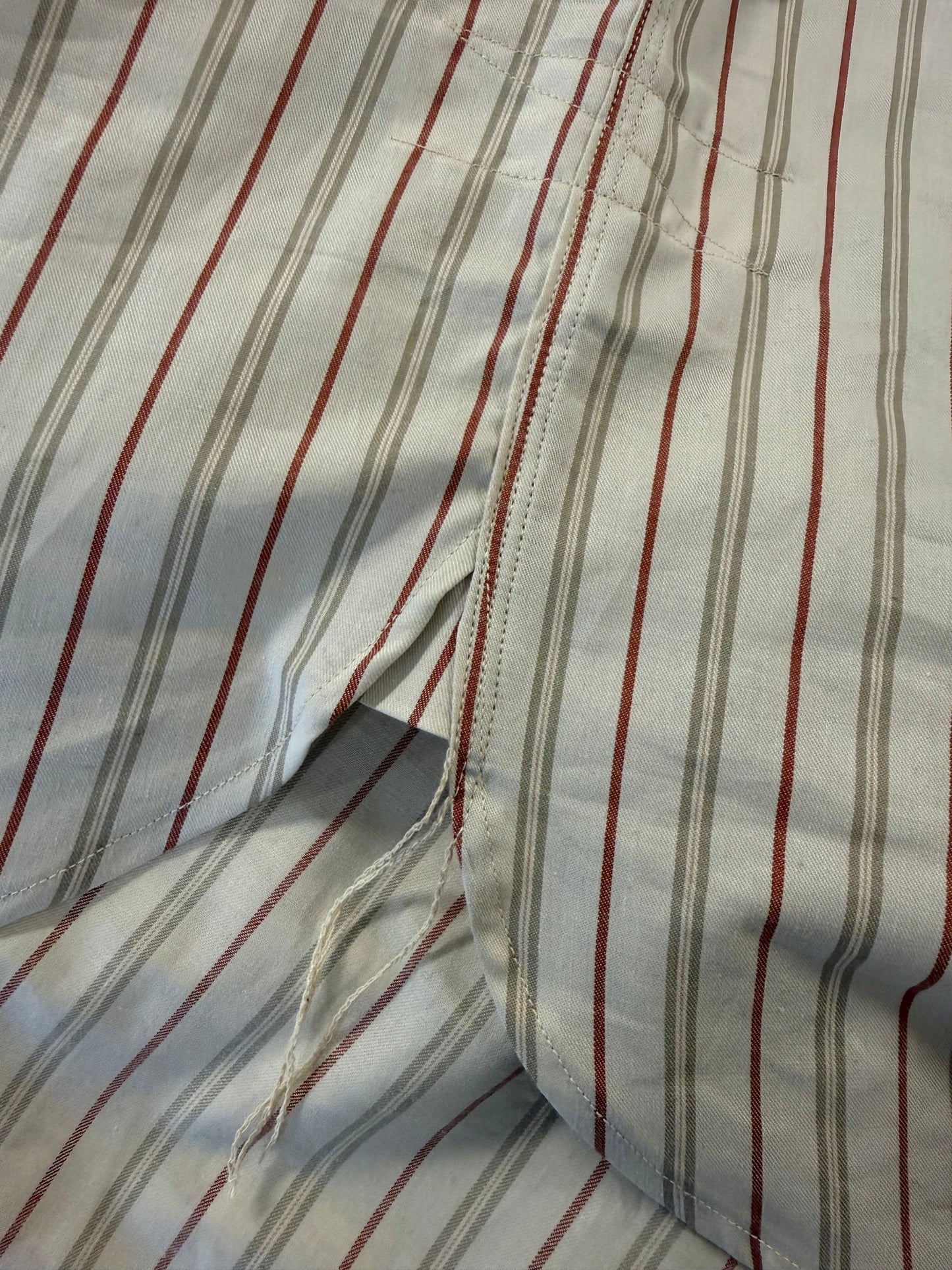 Striped Twill Pullover